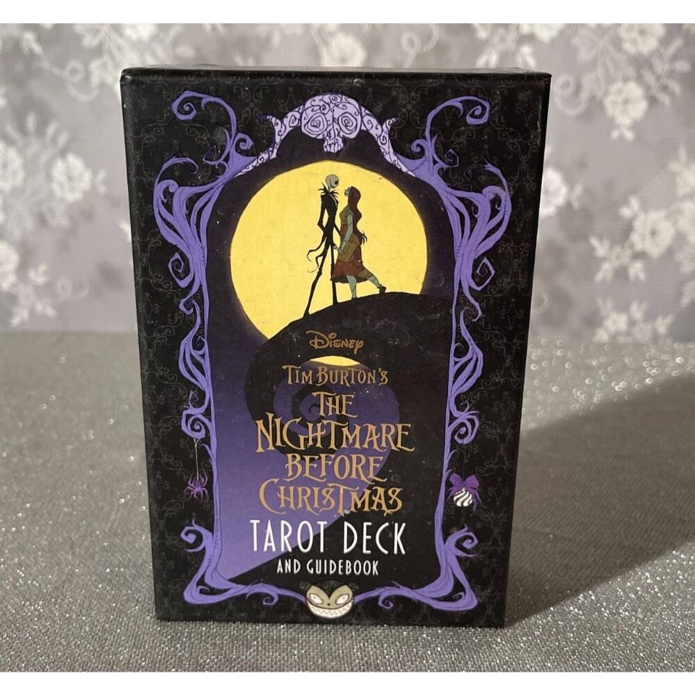 Disney Tim Burton Nightmare Before Christmas Tarot Deck Cards Guidebook Goth